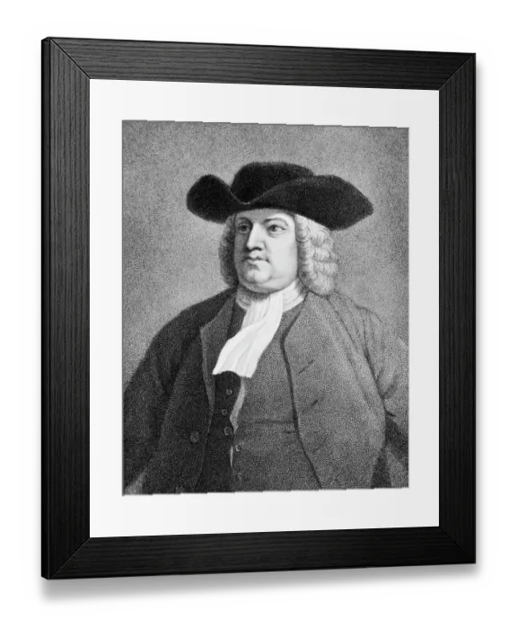 Framed Print : Engraving of William Penn by J. Hill After Benjamin West Framed Print : Engraving of William Penn by J. Hill After Benjamin West