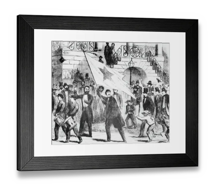 Framed Print : Flag Being Unfurled, Waved By Man;Ceremo Framed Print : Flag Being Unfurled, Waved By Man;Ceremo