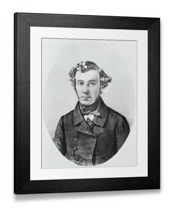 Framed Print : Portrait of Alexis de Tocqueville by Chassereau Framed Print : Portrait of Alexis de Tocqueville by Chassereau