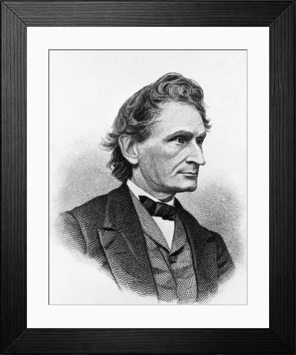 Framed Print : Portrait of James Dwight Dana by Hezekiah Wright Smith Framed Print : Portrait of James Dwight Dana by Hezekiah Wright Smith