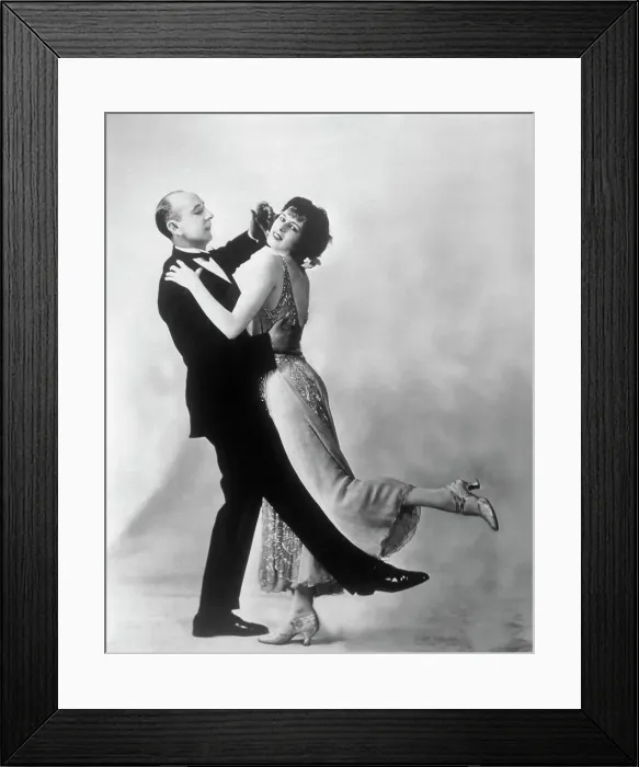 Framed Print : Arthur Murray Teaching Anita Stewart to Waltz Framed Print : Arthur Murray Teaching Anita Stewart to Waltz