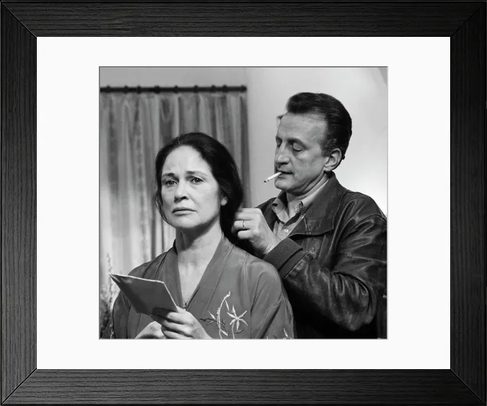 Framed Print : George C. Scott With Colleen Dewhurst Framed Print : George C. Scott With Colleen Dewhurst