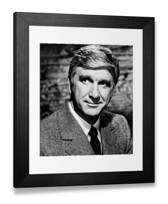 Framed Print : Portrait Of Actor Leslie Nielsen Framed Print : Portrait Of Actor Leslie Nielsen