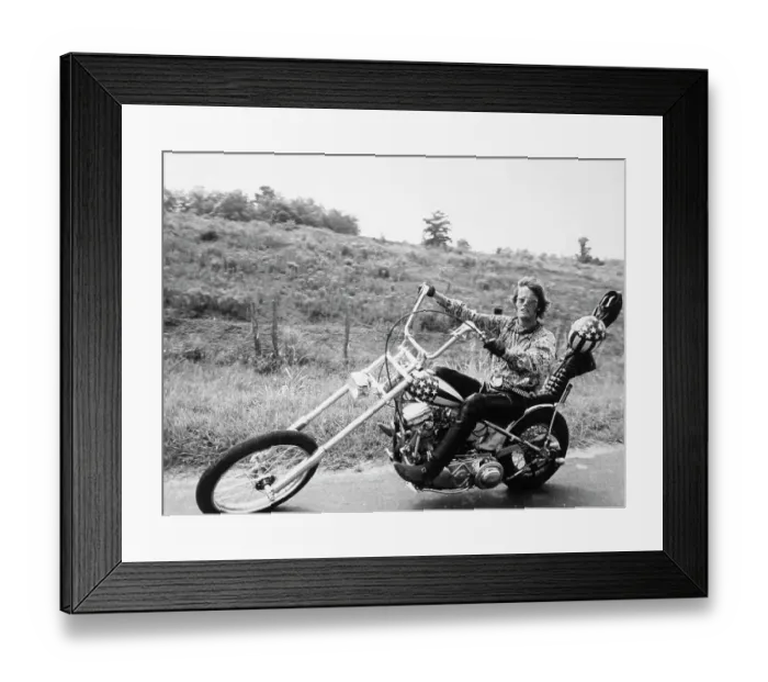 Framed Print : Peter Fonda in Easy Rider