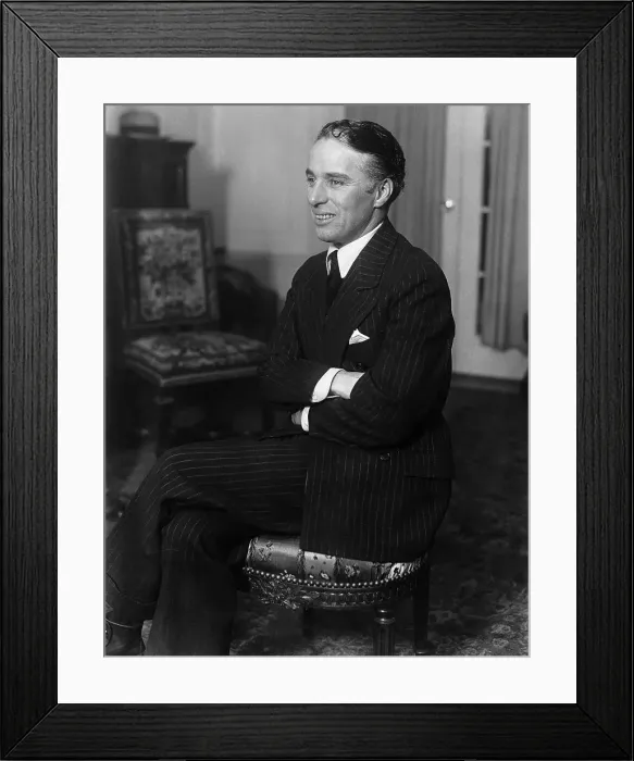 Framed Print : Charles S. Chaplin with Folded Arms Framed Print : Charles S. Chaplin with Folded Arms