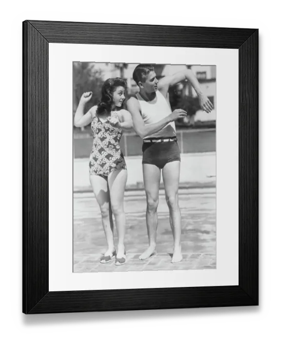 Framed Print : Ronald Reagan and Susan Hayward Posing Framed Print : Ronald Reagan and Susan Hayward Posing