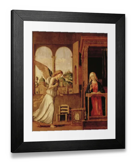 Framed Print : Annunciation Altarpiece Framed Print : Annunciation Altarpiece