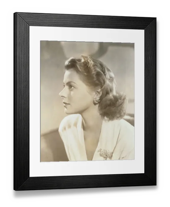 Framed Print : Portrait of Ingrid Bergman Framed Print : Portrait of Ingrid Bergman