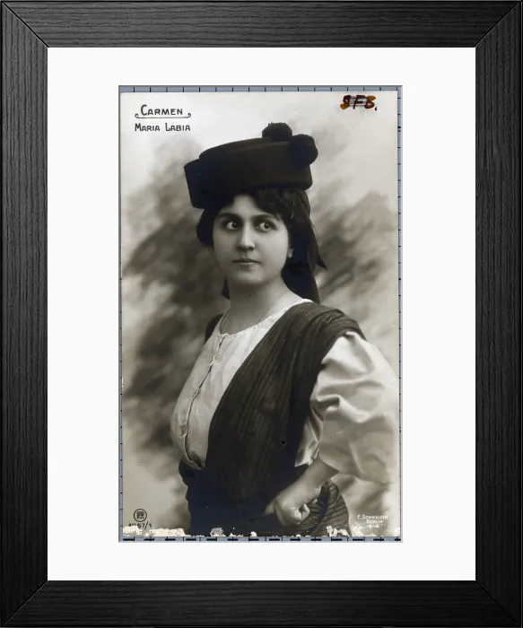 Framed Print : Performer Maria Labia Framed Print : Performer Maria Labia