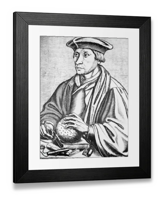 Framed Print : Copernicus Etching Framed Print : Copernicus Etching
