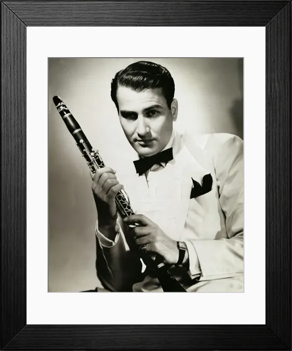 Framed Print : Artie Shaw with His Clarinet Framed Print : Artie Shaw with His Clarinet