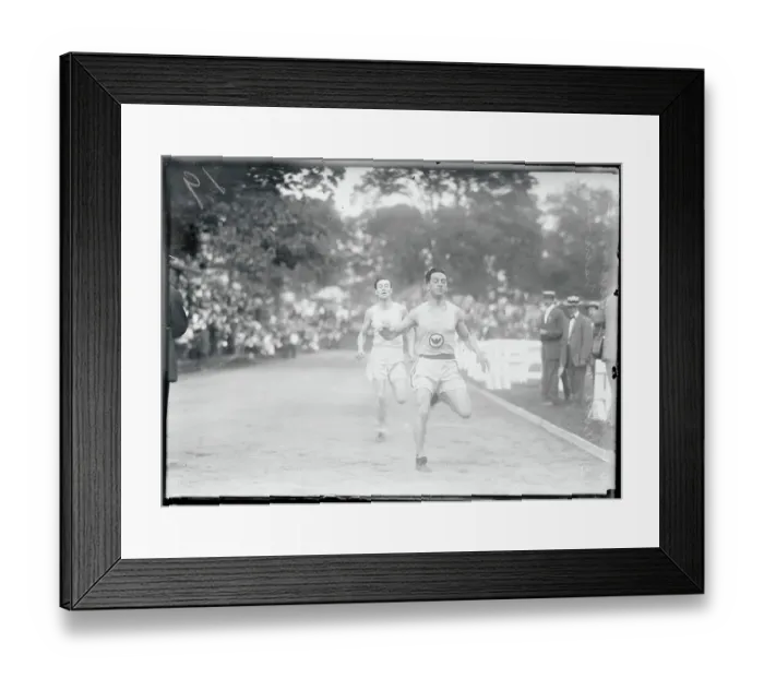 Framed Print : Abel Kiviat Winning a Race Framed Print : Abel Kiviat Winning a Race