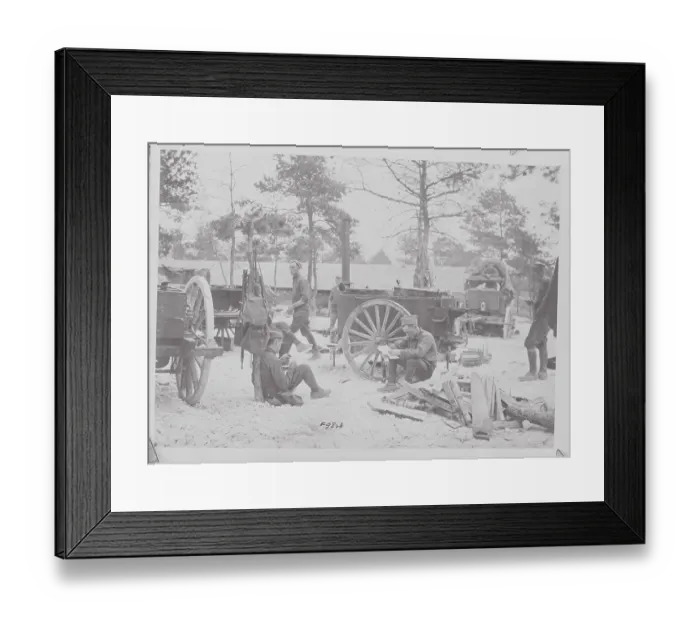Framed Print : US Army Officers Reading Letters Framed Print : US Army Officers Reading Letters