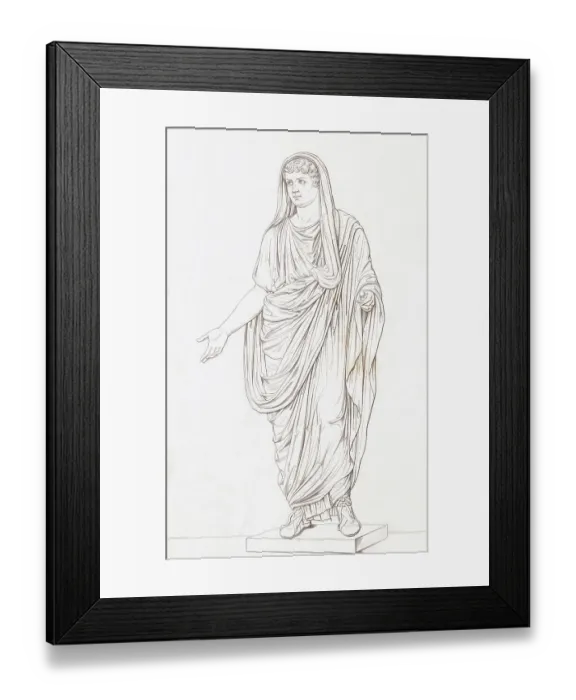 Framed Print : Drawing of Nero Framed Print : Drawing of Nero