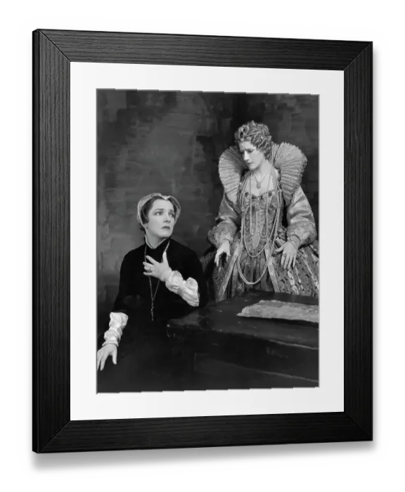 Framed Print : Helen Hayes as Mary Queen of Scotts Framed Print : Helen Hayes as Mary Queen of Scotts