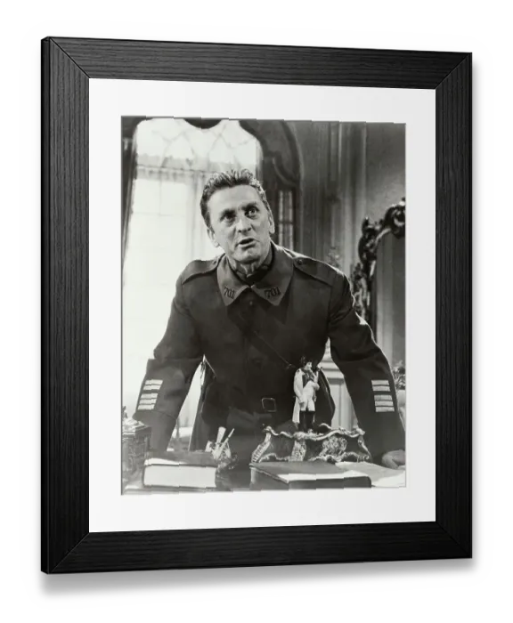 Framed Print : Kirk Douglas Wearing Military Uniform in Paths To Glory Framed Print : Kirk Douglas Wearing Military Uniform in Paths To Glory