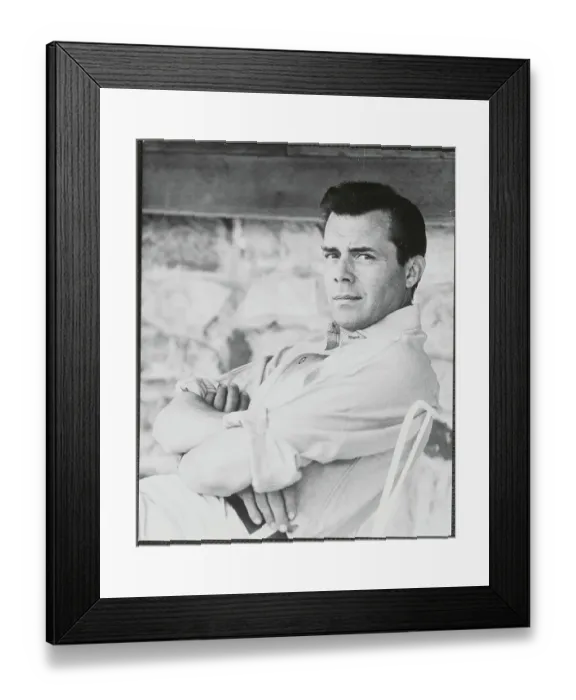Framed Print : Portrait of Dirk Bogarde Framed Print : Portrait of Dirk Bogarde