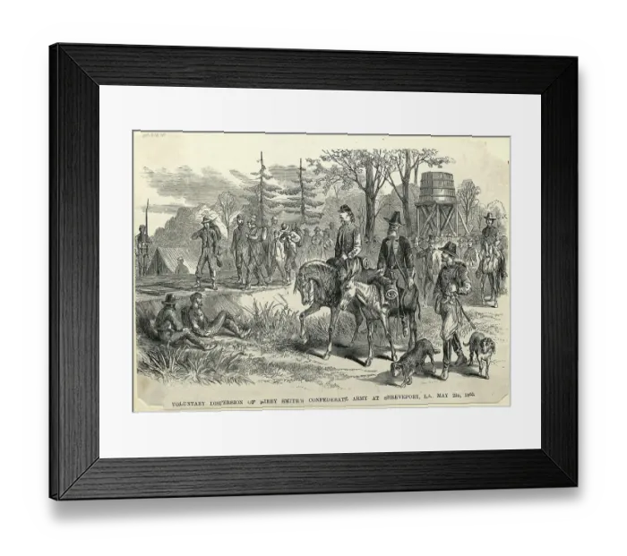 Framed Print : Dispersion Of The Confederate Army Framed Print : Dispersion Of The Confederate Army