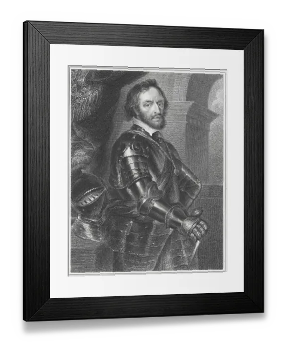 Framed Print : Portrait of Thomas Howard Framed Print : Portrait of Thomas Howard