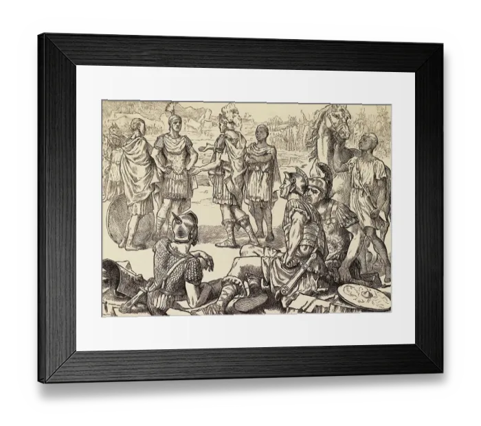 Framed Print : Scene from Roman War