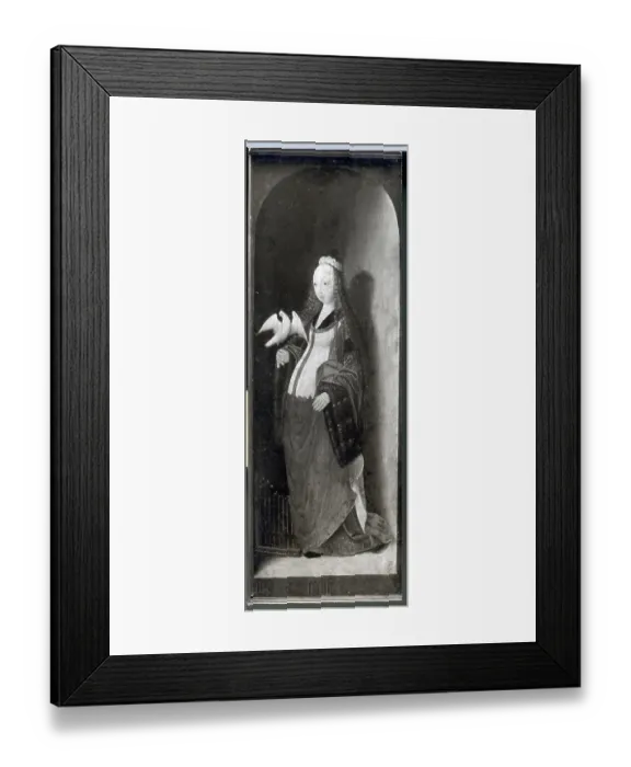 Framed Print : Painting Of St. Cecilia Holding Dove Framed Print : Painting Of St. Cecilia Holding Dove