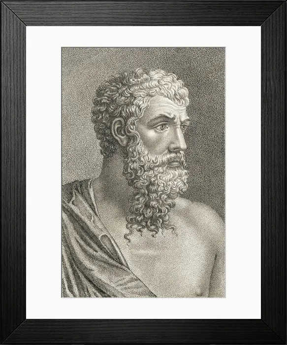 Framed Print : Portrait of Aristophane Framed Print : Portrait of Aristophane