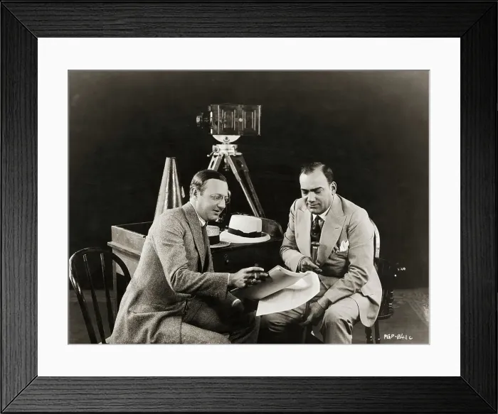 Framed Print : Caruso (Right) With Jesse L. Lasky Framed Print : Caruso (Right) With Jesse L. Lasky