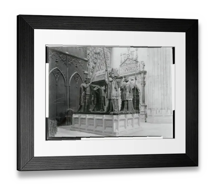 Framed Print : Tomb of Christopher Columbus in Seville Cathedral Framed Print : Tomb of Christopher Columbus in Seville Cathedral