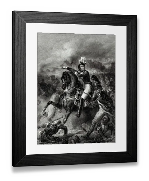 Framed Print : Scene from Napoleonic Wars Framed Print : Scene from Napoleonic Wars