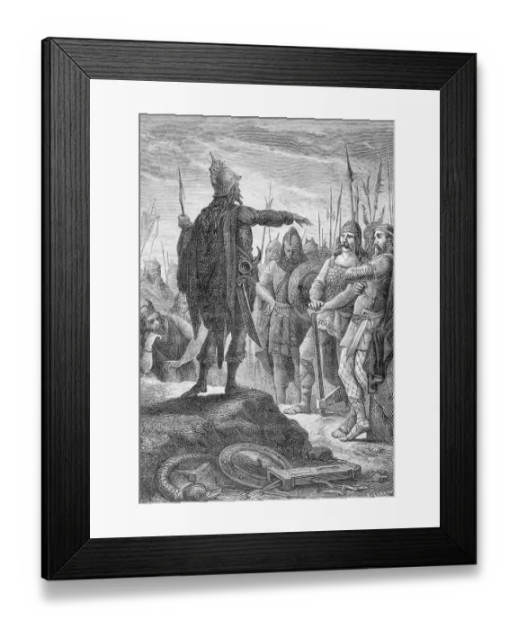 Framed Print : Odoacer the Barbarian King of Italy Framed Print : Odoacer the Barbarian King of Italy
