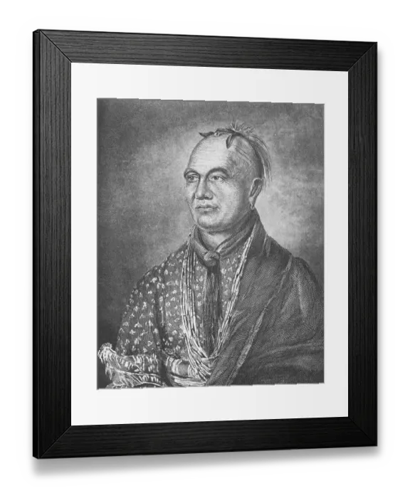 Framed Print : Portrait of Joseph Brant AKA Thayendanega Framed Print : Portrait of Joseph Brant AKA Thayendanega