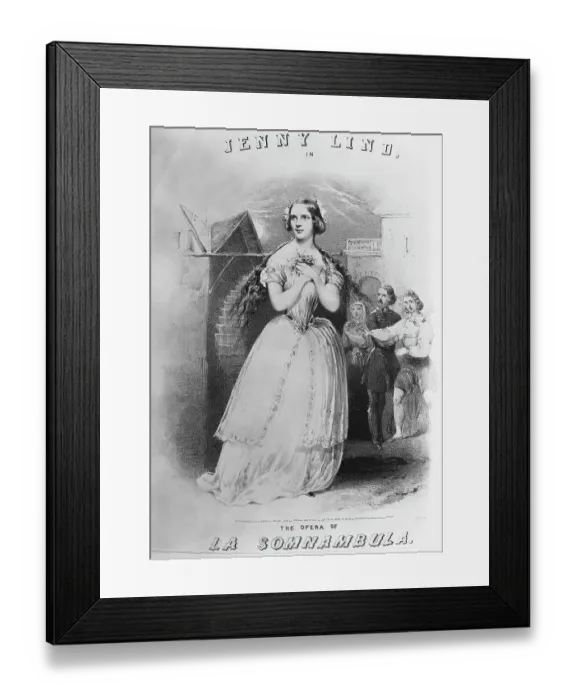 Framed Print : Swedish Soprano Jenny Lind Framed Print : Swedish Soprano Jenny Lind