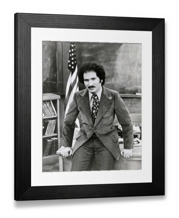 Framed Print : Portrait of Gabe Kaplan Framed Print : Portrait of Gabe Kaplan