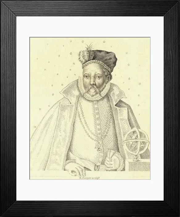 Framed Print : Portrait of Tycho Brahe Framed Print : Portrait of Tycho Brahe