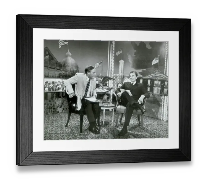 Framed Print : William F. Buckley and Gore Vidal Framed Print : William F. Buckley and Gore Vidal