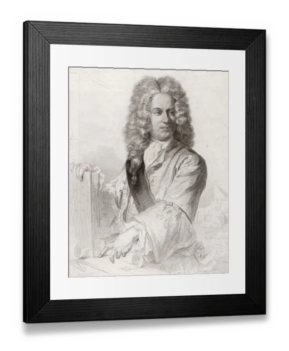 Framed Print : Architect Jacques Gabriel Framed Print : Architect Jacques Gabriel