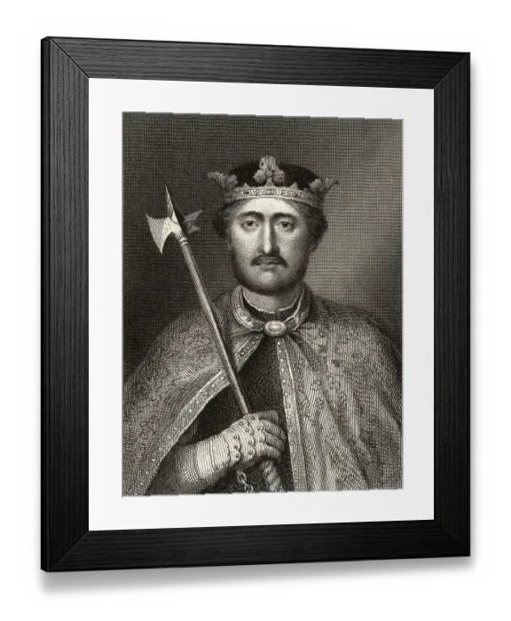 Framed Print : Portrait of Richard I Framed Print : Portrait of Richard I