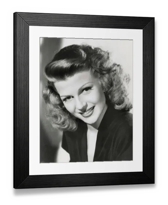 Framed Print : Portrait of Rita Hayworth Framed Print : Portrait of Rita Hayworth