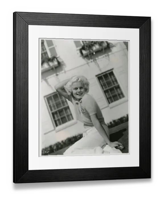 Framed Print : Portrait of Jean Harlow Framed Print : Portrait of Jean Harlow