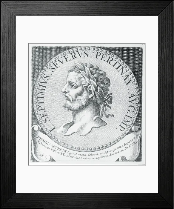 Framed Print : Coin Showing Septimius Severus Framed Print : Coin Showing Septimius Severus