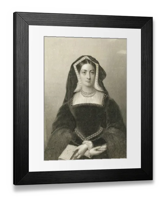 Framed Print : Drawing of Catherine of Aragon Framed Print : Drawing of Catherine of Aragon