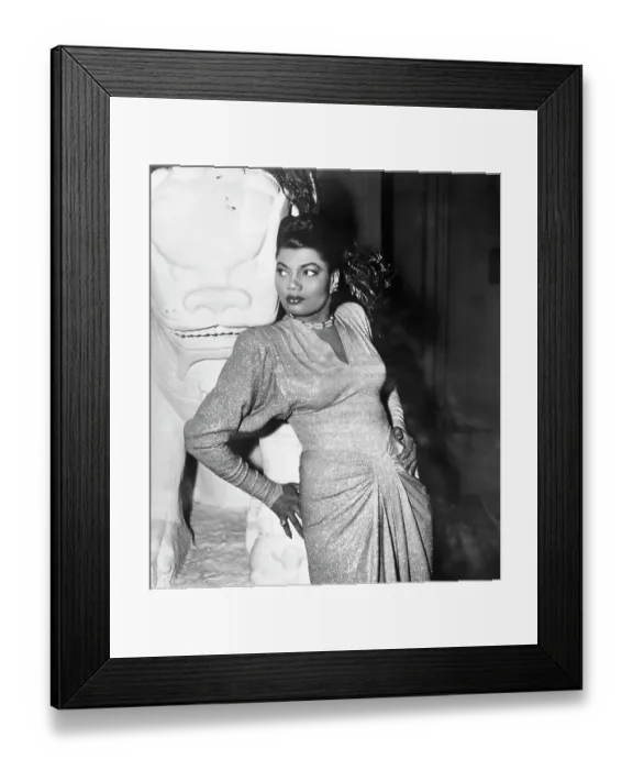 Framed Print : Portrait of Pearl Bailey Framed Print : Portrait of Pearl Bailey