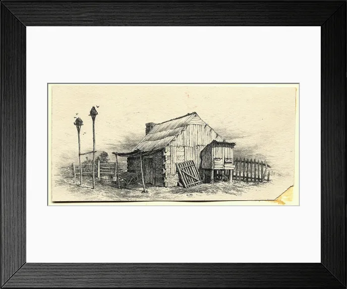 Framed Print : Exterior Of Shack Framed Print : Exterior Of Shack