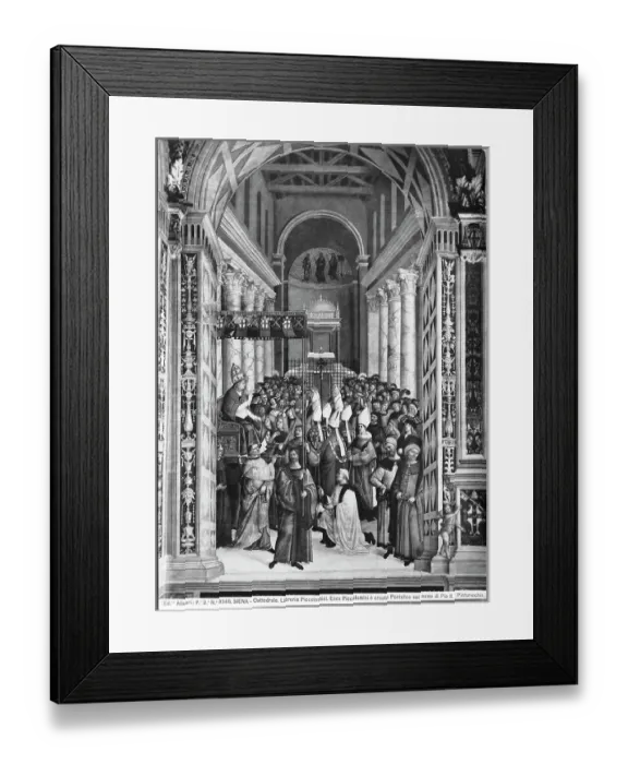 Framed Print : The Ordination of Pope Pius II Framed Print : The Ordination of Pope Pius II