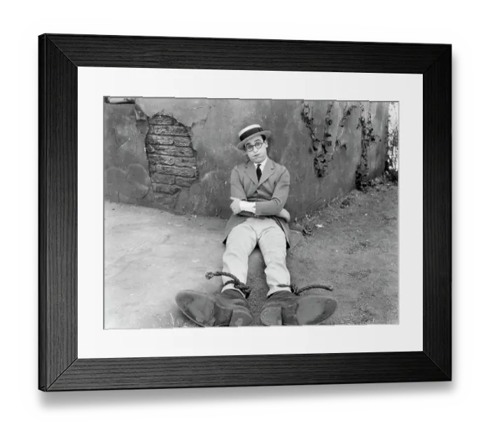 Framed Print : Harold Lloyd In World Of Comedy Framed Print : Harold Lloyd In World Of Comedy