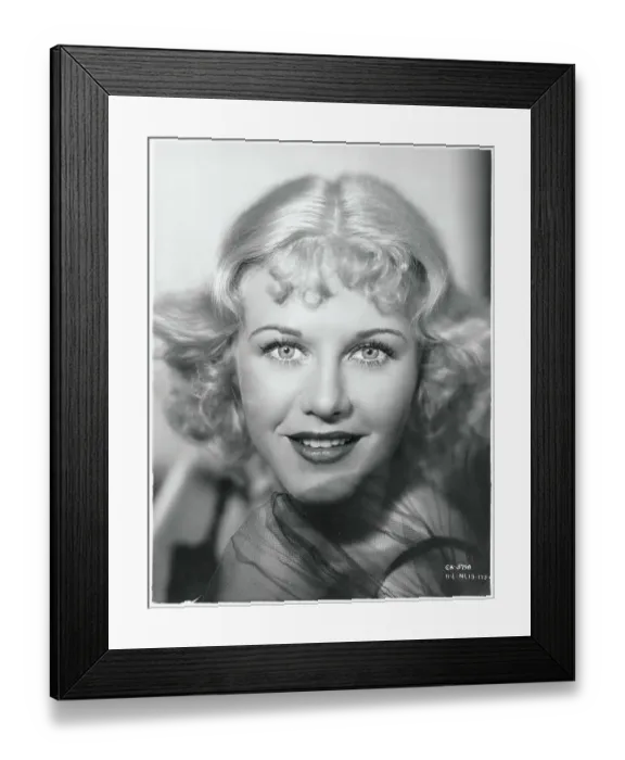 Framed Print : Publicity Headshot of Ginger Rogers Framed Print : Publicity Headshot of Ginger Rogers