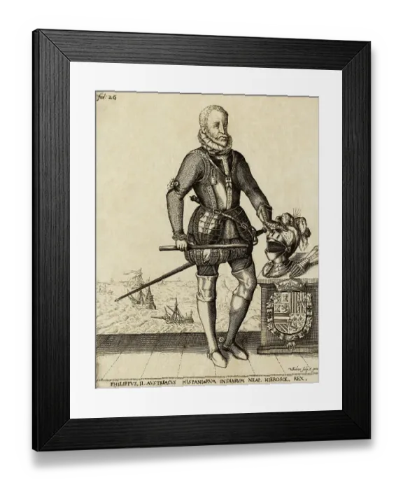 Framed Print : Portrait of Philip II Framed Print : Portrait of Philip II