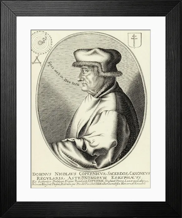 Framed Print : Profile Portrait of Nicholas Copernicus Framed Print : Profile Portrait of Nicholas Copernicus