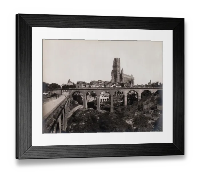Framed Print : View of Albi, France Framed Print : View of Albi, France