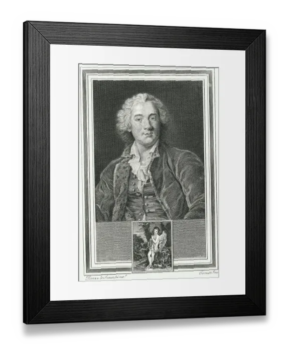 Framed Print : Rococo Painter Charles-Andre Van Loo / Ill Framed Print : Rococo Painter Charles-Andre Van Loo / Ill